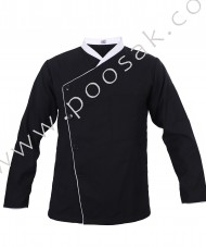 ROBHA® Chef Coat/Uniform Good Fabric Black